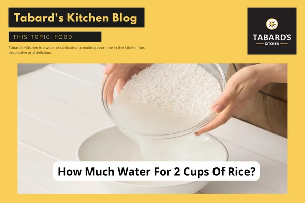 How Much Water For 2 Cups Of Rice